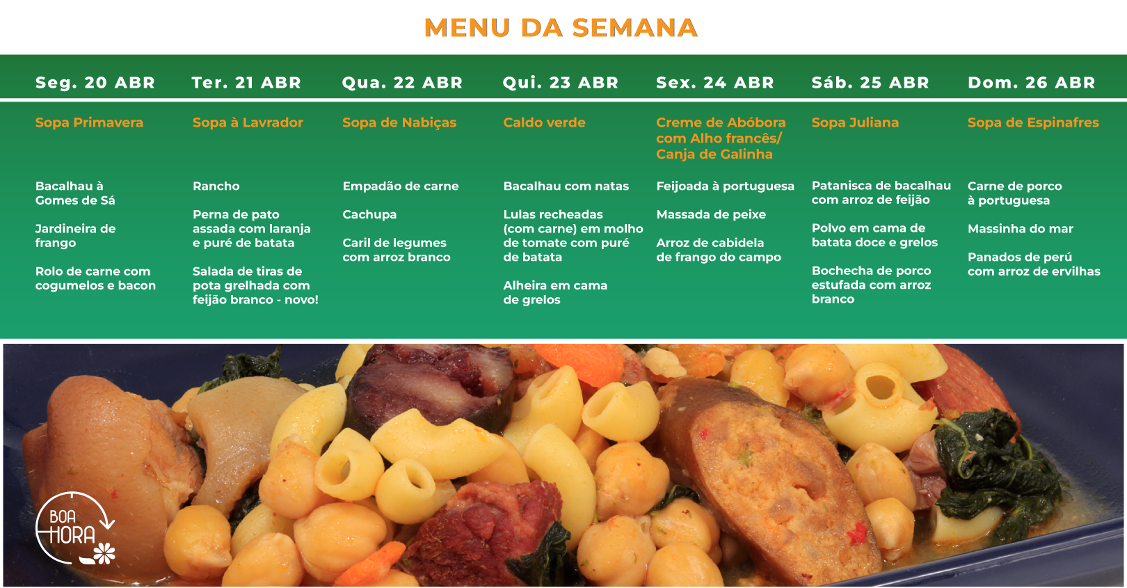 semana – 20a26 abril